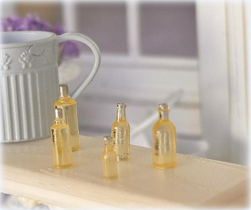 Dollhouse tiny perfume potion bottles