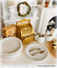 Dollhouse white crockerly christmas serving plate ceramic