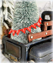 Dollhouse Christmas bunting hanging decorations