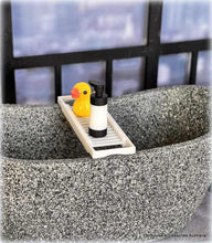 Dollhouse bath caddy modern bathroom white