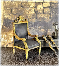 Dollhouse Apothecary Throne Chair halloween haunted house