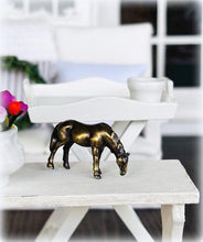 Dollhouse Brass Horse