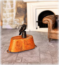 Dollhouse Halloween decor black crow ornament