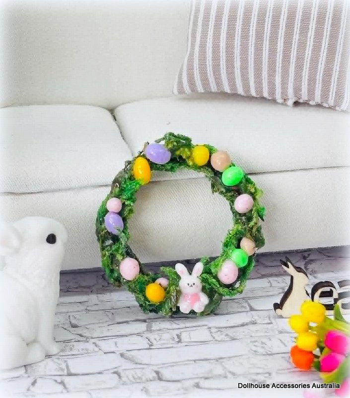 Dollhouse Easter Egg wreath
