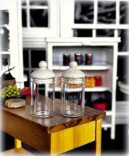 Glass Storage Jars - Set of 2 - Miniature