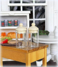 Dollhouse kitchen pantry storage jars