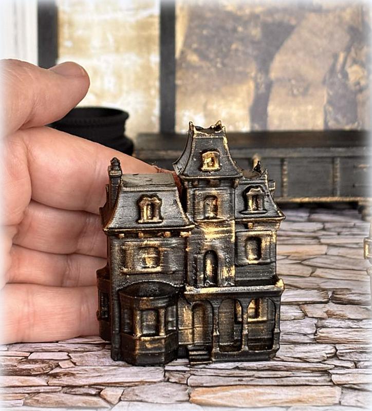 Dollhouse gothic mini beacon hill addams family