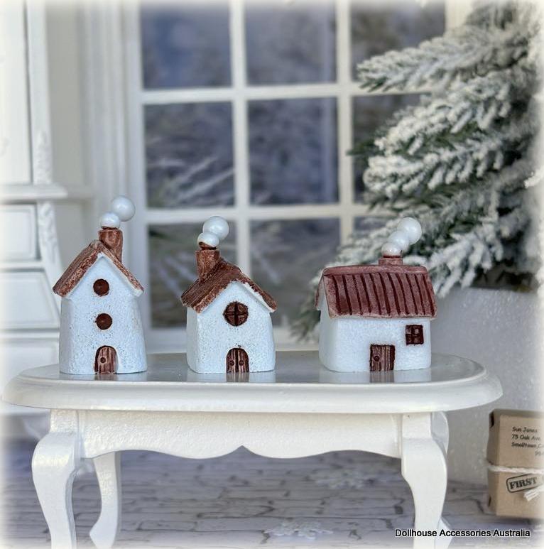 Nordic House Ornaments - Set of 3