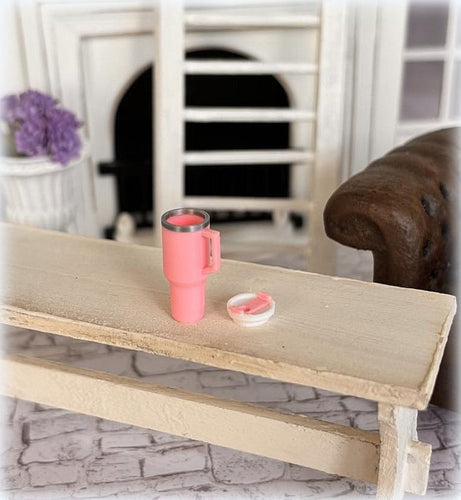 Dollhouse modern insulated carry mug tumbler
