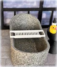 Dollhouse bath caddy modern bathroom white