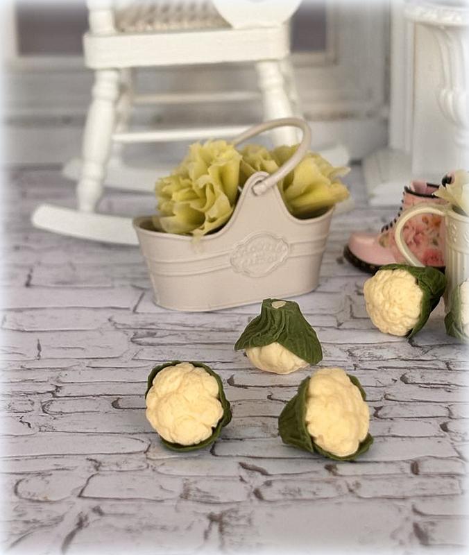 Cauliflower - Set of 3 - Miniature