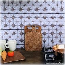 Pair of Wooden Chopping Boards dollhouse