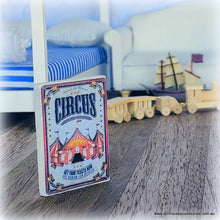 Dollhouse miniature Circus sign