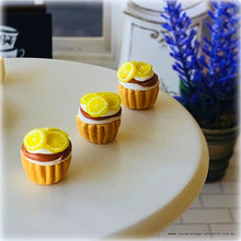 Dollhouse lemon cupcakes