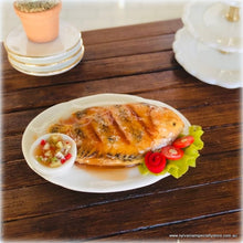 Dollhouse Miniature Sweet and Sour Fish Dish