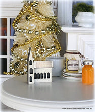 Mini Putz Church - 2.7 cm high - Unpainted - Miniature