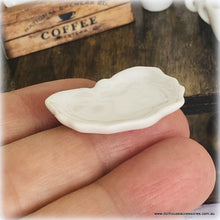 Modern White Mug and Saucer - Miniature