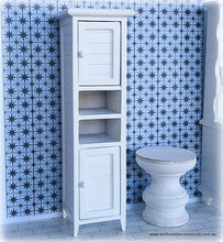 White Bathroom Cabinet - Miniature
