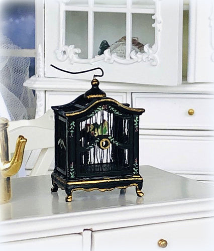 dollhouse miniature detailed bird cage