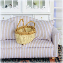 Woven Two-Tone Medium Basket - Miniature