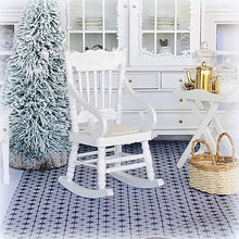 White Rocking Chair - Miniature