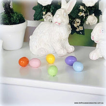 Dollhouse miniature easter eggs hunt
