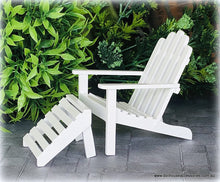 Dollhouse miniature adirondack porch chair
