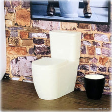 Dollhouse miniature modern toilet