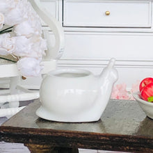 Snail Planter Pot - White - Miniature