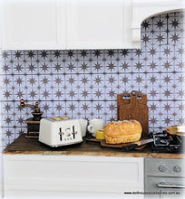 Dollhouse modern toaster white