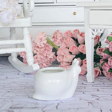 Snail Planter Pot - White - Miniature