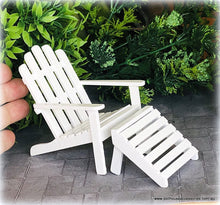 Adirondack Chair with Footrest - Miniature