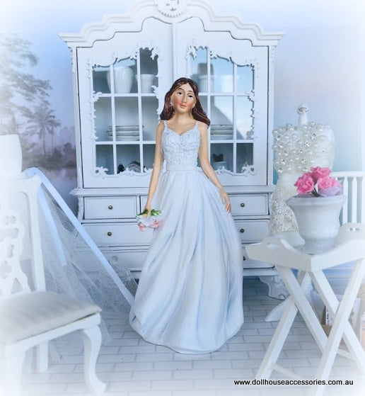 Dollhouse modern bride doll figure