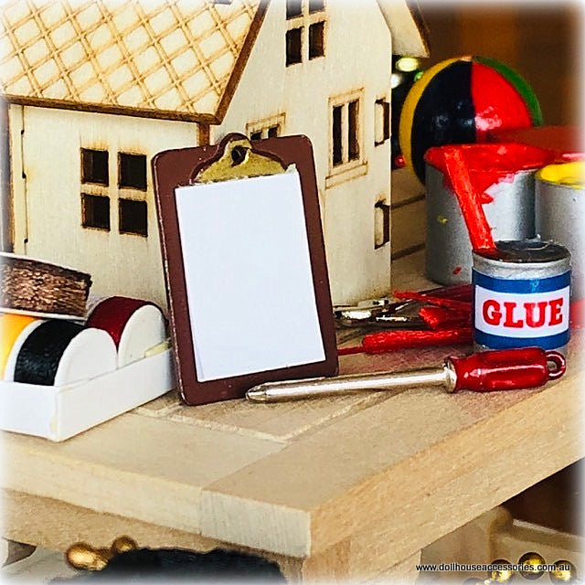 Santa's Clipboard Miniature Dollhouse Accessories Australia
