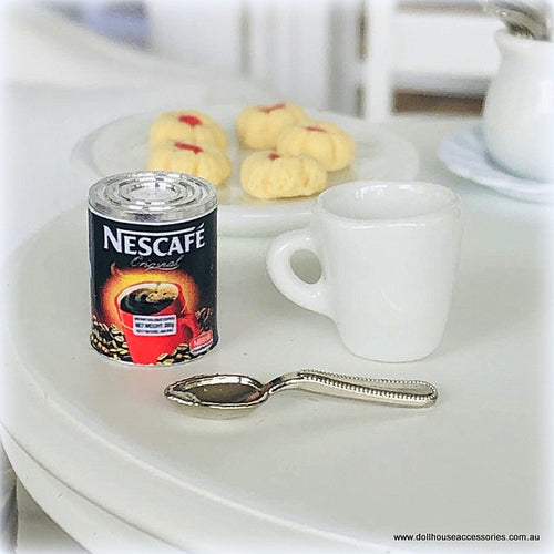 Dollhouse Instant coffee spoon and mug