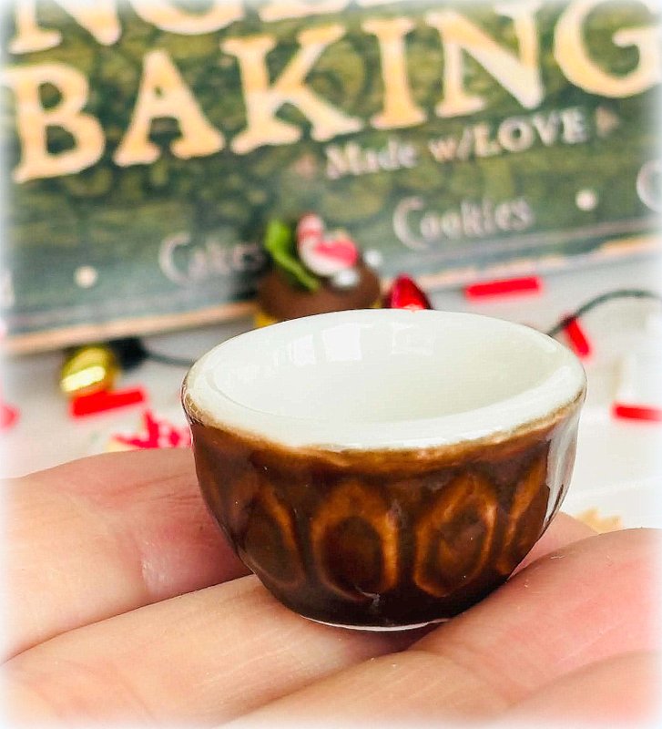 Baking Bowl - Brown - Miniature