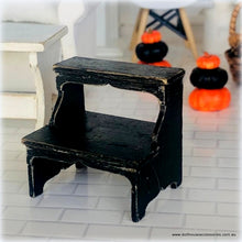 Black Step Stool - Miniature