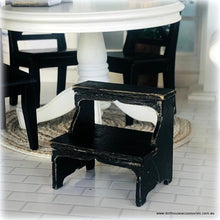 Black Step Stool - Miniature