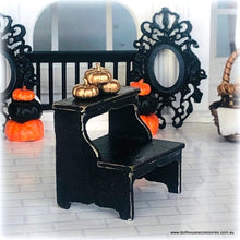 Black Step Stool - Miniature