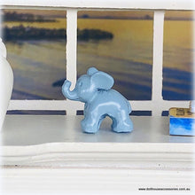 Blue Elephant Ornament - Miniature
