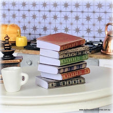 Dollhouse miniature set of books