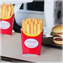 Dollhouse miniature chips french fries