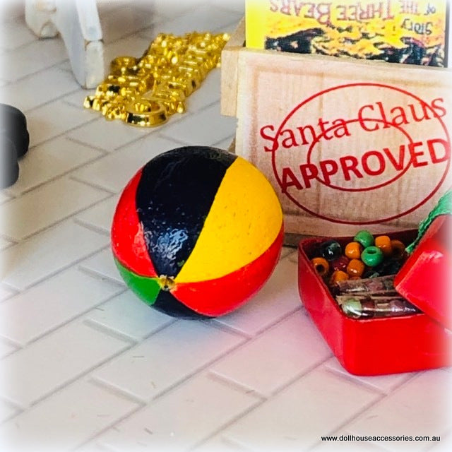 Dollhouse miniature toy colourful ball