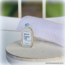 Dollhouse baby oil bottle miniature bathroom accessories