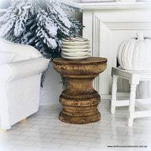 Dollhouse modern farmhouse rustic accent table living room furniture