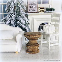 Dollhouse modern farmhouse rustic accent table living room furniture