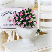 Bouquet of 25 Pink Rosebuds - Miniature