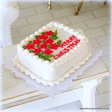 Dollhouse Christmas Square Cake