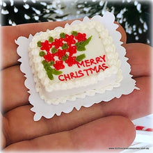 Dollhouse Christmas Square Cake