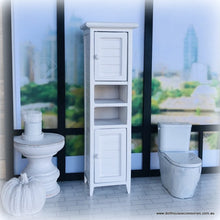 White Bathroom Cabinet - Miniature